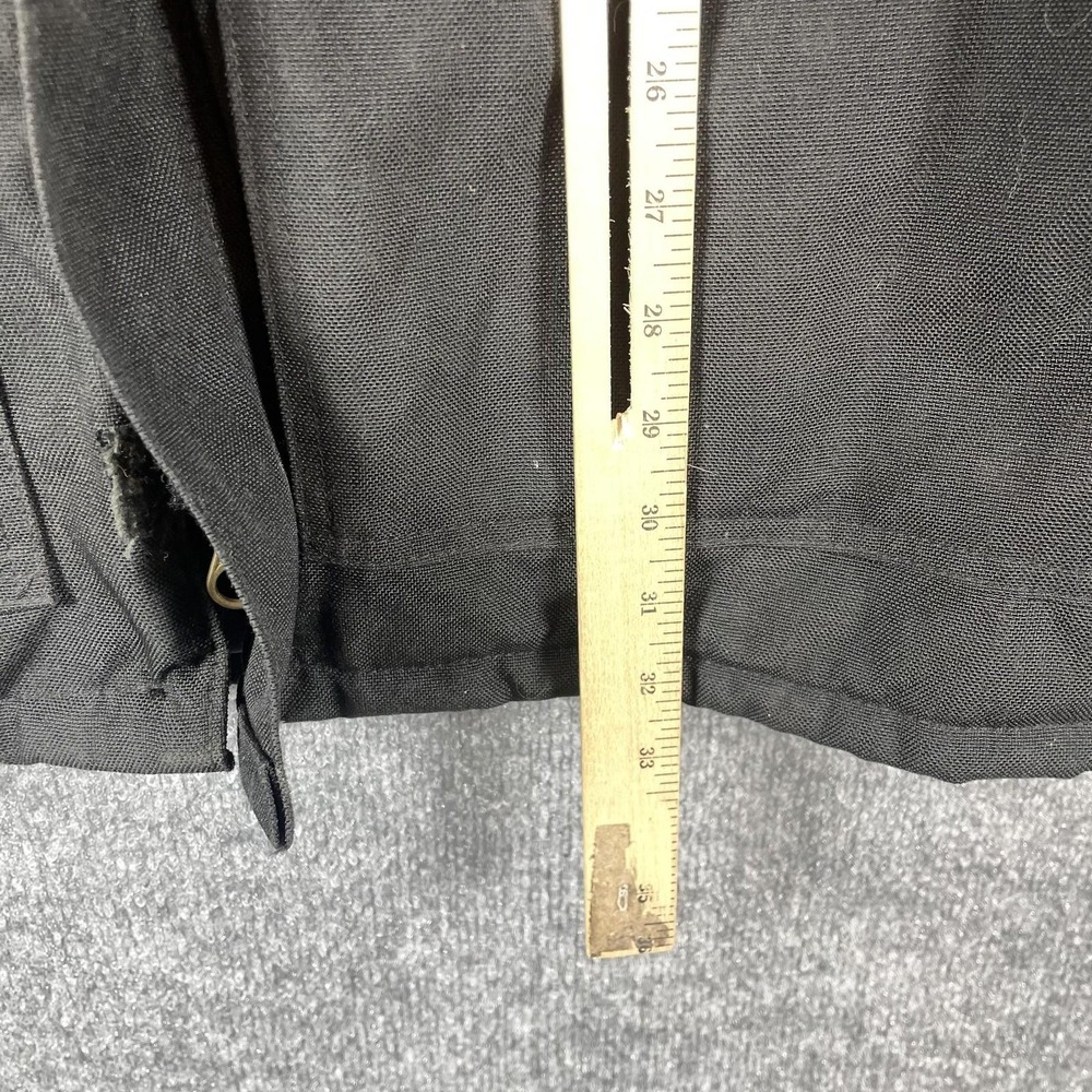 VTG Carhartt Jacket Mens XL Black Canvas Lined Workwear Full Zip Corduroy Collar - Picture 14 of 16